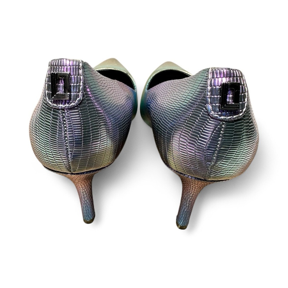 Karl Lagerfeld Royale Multi-Color Animal Print Pointed Toe Pumps Heels 7.5M - Picture 7 of 10